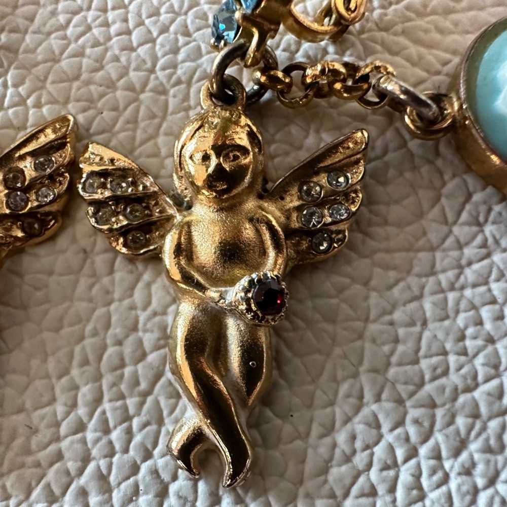 Dolce&Gabbana  cherubs with crystals earrings - Picture 10 of 10